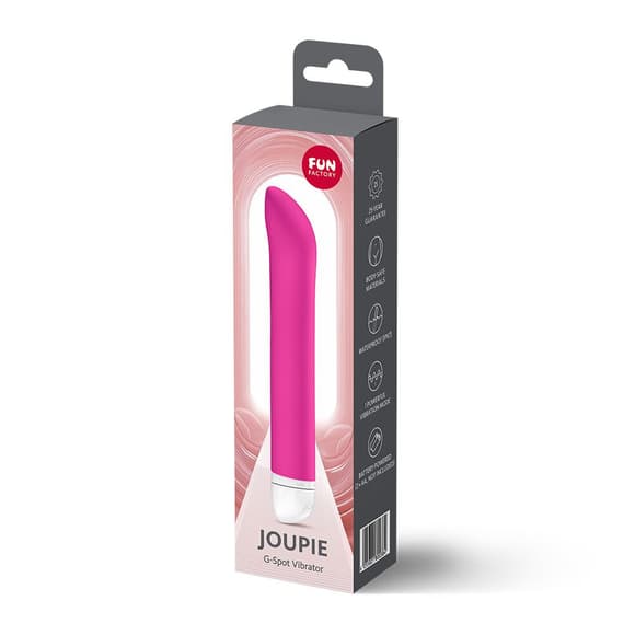 Вібратор для точки G Fun Factory JOUPIE Magenta, діаметр 2,5 см, на батарейках