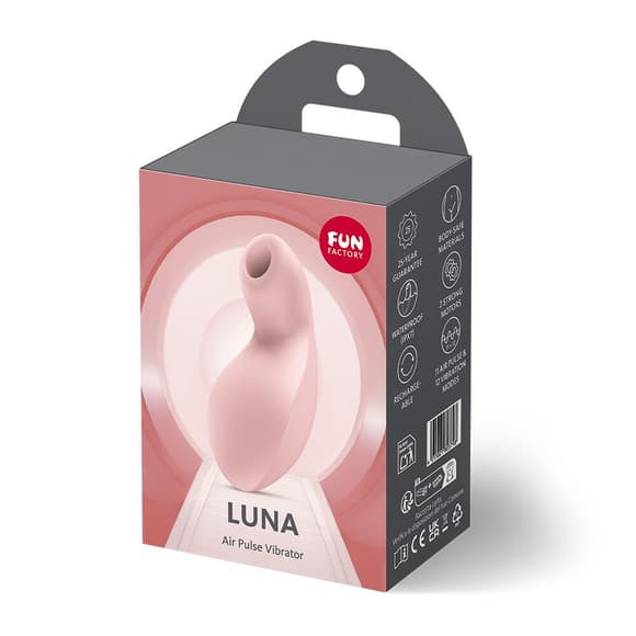 Вакуумный стимулятор Fun Factory Luna Soft Pink
