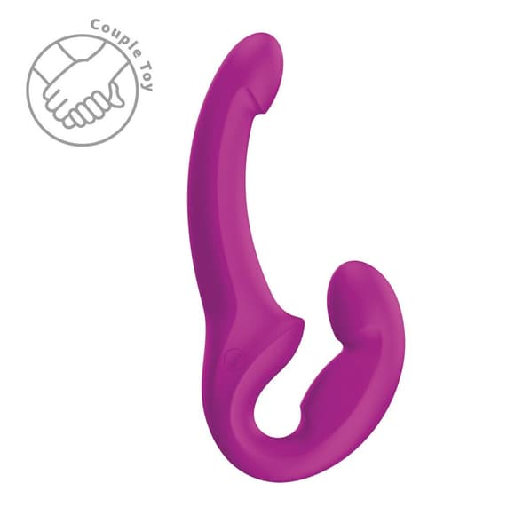 Безремінний страпон Fun Factory SHARE LITE Blackberry, регульований, полегшена модель