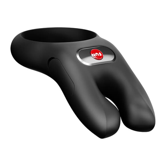 Эрекционное виброкольцо с двойной стимуляцией клитора Fun Factory NŌS CLASSIC Black, 2 мотора