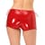 Лаковані шортики на шнурівці Art of Sex - Kylie, червоні, розмір L-2XL