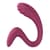 Вагинально-клиторальный вибратор Satisfyer G for Goddess 3 Wine Red, 2 мотора