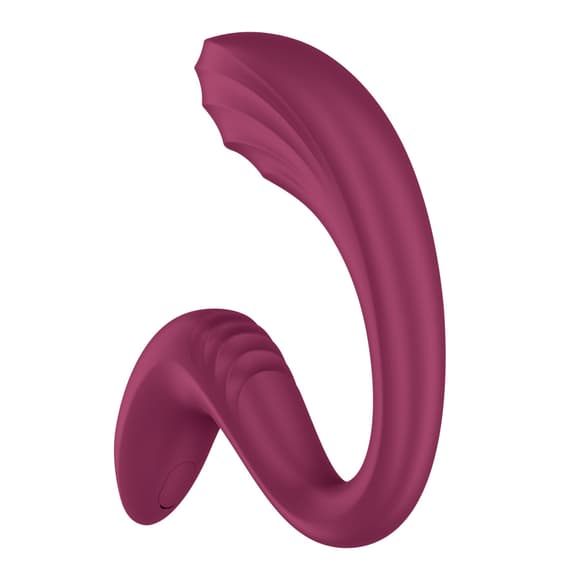 Вагинально-клиторальный вибратор Satisfyer G for Goddess 3 Wine Red, 2 мотора