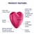 Вакуумный стимулятор-сердечко с вибрацией Satisfyer Cutie Heart Battery Series