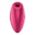 Вакуумный стимулятор-сердечко с вибрацией Satisfyer Cutie Heart Battery Series