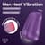 Мастурбатор Satisfyer Men Heat Vibration Battery Series имитатор минета, подогрев и вибрация