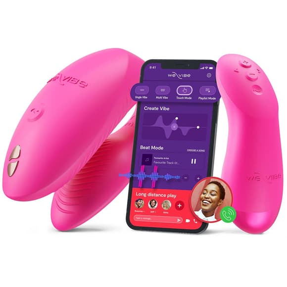 Смарт-вібратор для пар We-Vibe Chorus Pro Electric Pink