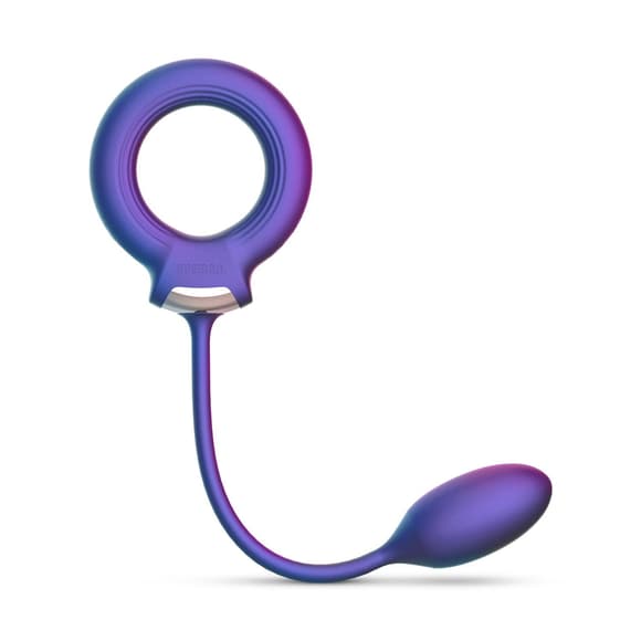 Ерекційне віброкільце з віброяйцем Hueman - Eclipse Anal Vibrator