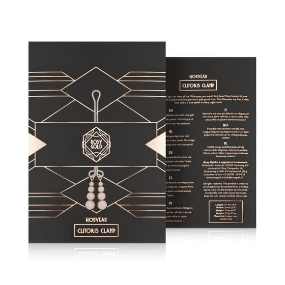 Затискач для клітора Rosy Gold - Clitoris Clamp - Subtle Weight