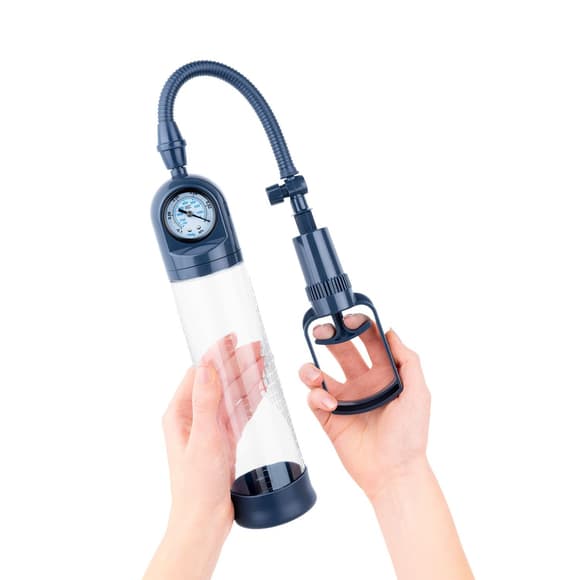 Вакуумная помпа для пениса Boners Penispump With Pressure Gauge
