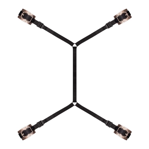 Фіксатор рук і ніг для ліжка Rosy Gold - Under-Mattress Restraint Set