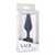 Анальна пробка Lux Active Twist Plug Small Blue (м'яте паковання!!!)