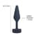 Анальна пробка Lux Active Twist Plug Small Blue (м'яте паковання!!!)