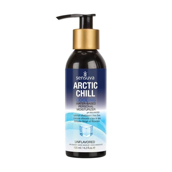 Лубрикант на водной основе Sensuva - Arctic Chill Cooling (125 мл), без глицерина и парабенов