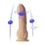 Фаллоимитатор SilexD Legends - Juan Lucho Dildo 9", двухслойный, силикон+Silexpan