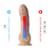 Фаллоимитатор SilexD Legends - Juan Lucho Dildo 9", двухслойный, силикон+Silexpan