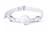 Кляп силиконовый Feral Feelings Silicon Ball Gag White/White, белый ремень, белый шарик