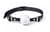 Кляп силиконовый Feral Feelings Silicon Ball Gag Black/White, черный ремень, белый шарик