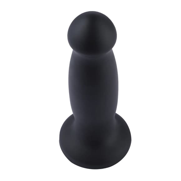 Силіконовий фалоімітатор для секс-машин Hismith 7.2" Black Silicone Anal Dildo, система KlicLok
