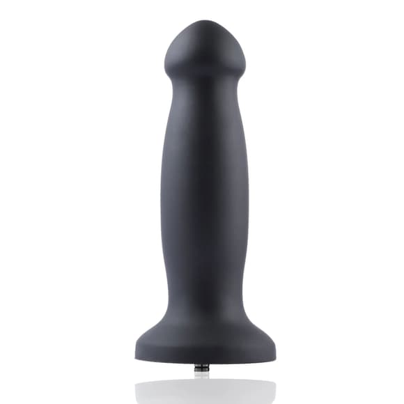 Силіконовий фалоімітатор для секс-машин Hismith 7.2" Black Silicone Anal Dildo, система KlicLok