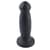Силіконовий фалоімітатор для секс-машин Hismith 7.2" Black Silicone Anal Dildo, система KlicLok
