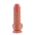 Фалоімітатор для секс-машин Hismith 8.25" Dual-density dildo with veins, система KlicLok