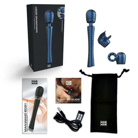 Вибромассажер Manwan MAN.WAND EDGY Stellar Blue