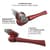 Вибромассажер Manwan MAN.WAND EDGY Velvet Red