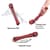 Вибромассажер Manwan MAN.WAND EDGY Velvet Red