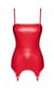 Корсет з підв'язками для панчіх Noir Handmade F368 Bombshell Fierce Corset-belt Red L