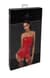 Корсет з підв'язками для панчіх Noir Handmade F368 Bombshell Fierce Corset-belt Red XL