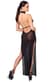 Платье Noir Handmade F372 Onyx Twin-slit Long dress M