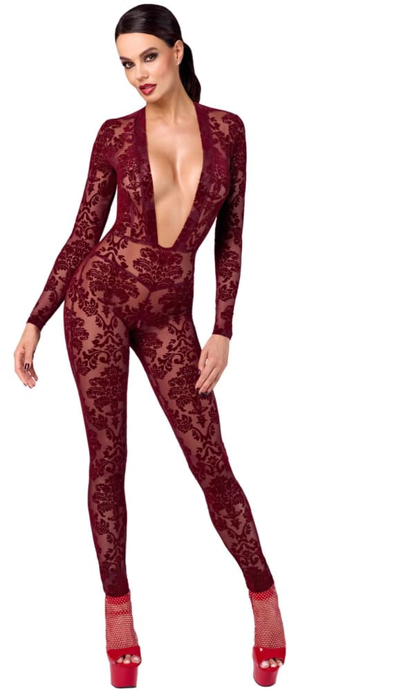 Бодистокинг Noir Handmade F382 Kink Royal Catsuit S