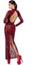 Сукня Noir Handmade F383 Kink Royal gown/long dress XL