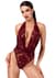 Боді Noir Handmade F386 Kink Royal cascade bodysuit M
