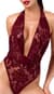 Боді Noir Handmade F386 Kink Royal cascade bodysuit M