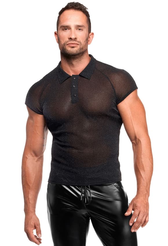 Мужское поло Noir Handmade H082 Onyx veil polo S