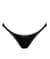 Трусики Noir Handmade P014 Dominae PVC panty with silver clasp S