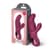Вибратор-кролик Fun Factory MISS BI Wine Red, 2 независимых мотора, диаметр 4,2 см