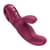 Вибратор-кролик Fun Factory MISS BI Wine Red, 2 независимых мотора, диаметр 4,2 см