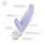 Вибратор-кролик для точки А Fun Factory LADY BI Purple, 2 мотора, 12 режимов