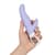 Вибратор-кролик для точки А Fun Factory LADY BI Purple, 2 мотора, 12 режимов