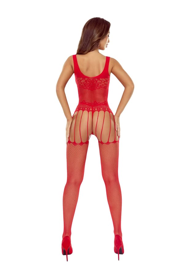 Бодистокинг Passion BS119 red