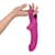Вібратор для точки G Fun Factory TIGER Magenta, ребристий, підходить для анальної стимуляції