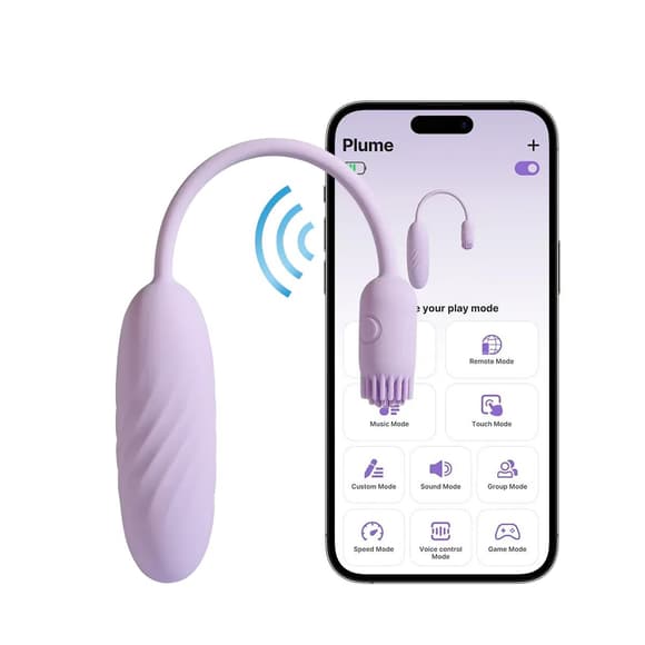Виброяйцо Svakom Plume Pastel Lilac 