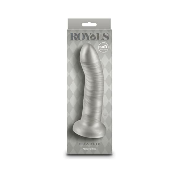 Дилдо NS Novelties Royals - 7" Charlie - Metallic Champagne