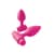 Анальна пробка з вібрацією NS Novelties INYA - Vibe-O-Spades -Pink