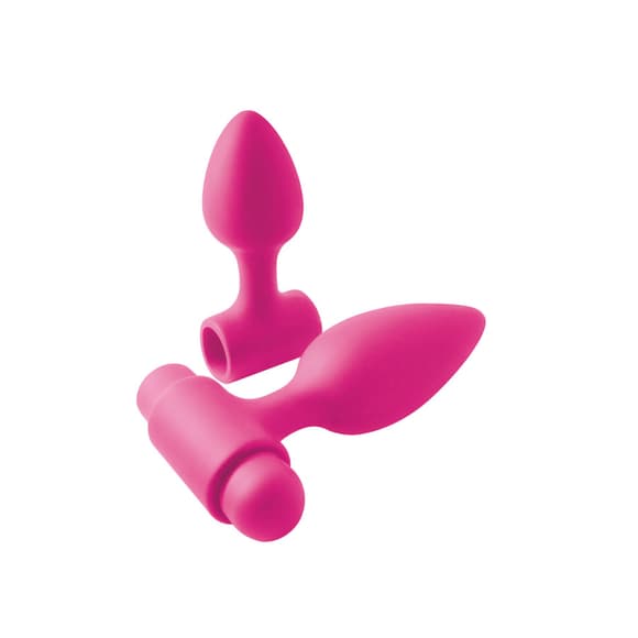 Анальна пробка з вібрацією NS Novelties INYA - Vibe-O-Spades -Pink