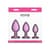Набір анальних пробок NS Novelties INYA - Triple Ace Kit - Blush