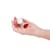 Скляна анальна пробка NS Novelties Crystal - Desires - Red Heart - Small
